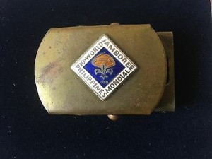 1959 world scout jamboree philippines souvenir belt buckle