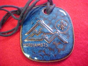 wj ceramic medallion