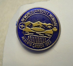 set boy scout world jamboree blue pin ok2